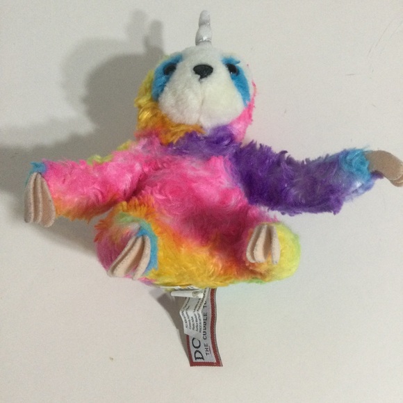 DOUGLAS MISHA RAINBOW SLOTH FUZZLES PLUSH STUFFED ANIMAL 6” - Picture 7 of 7